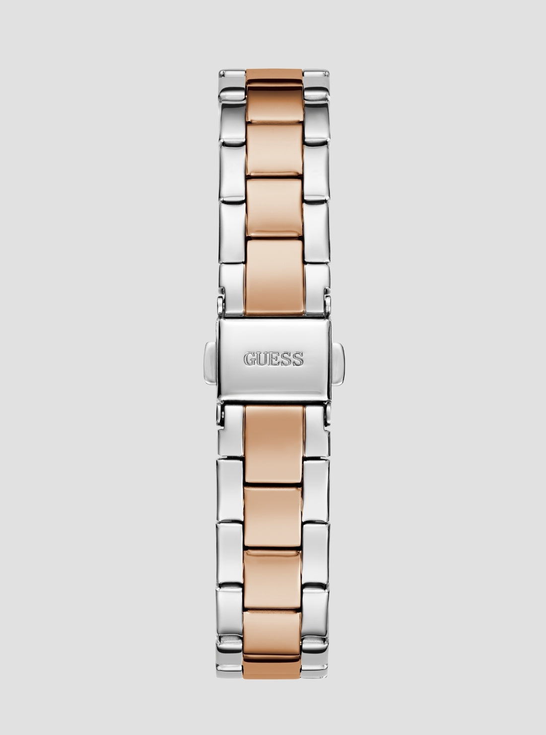 GUESS Accessories Silver Rose-Gold Mini Luna Watch GW0841L3 Back View