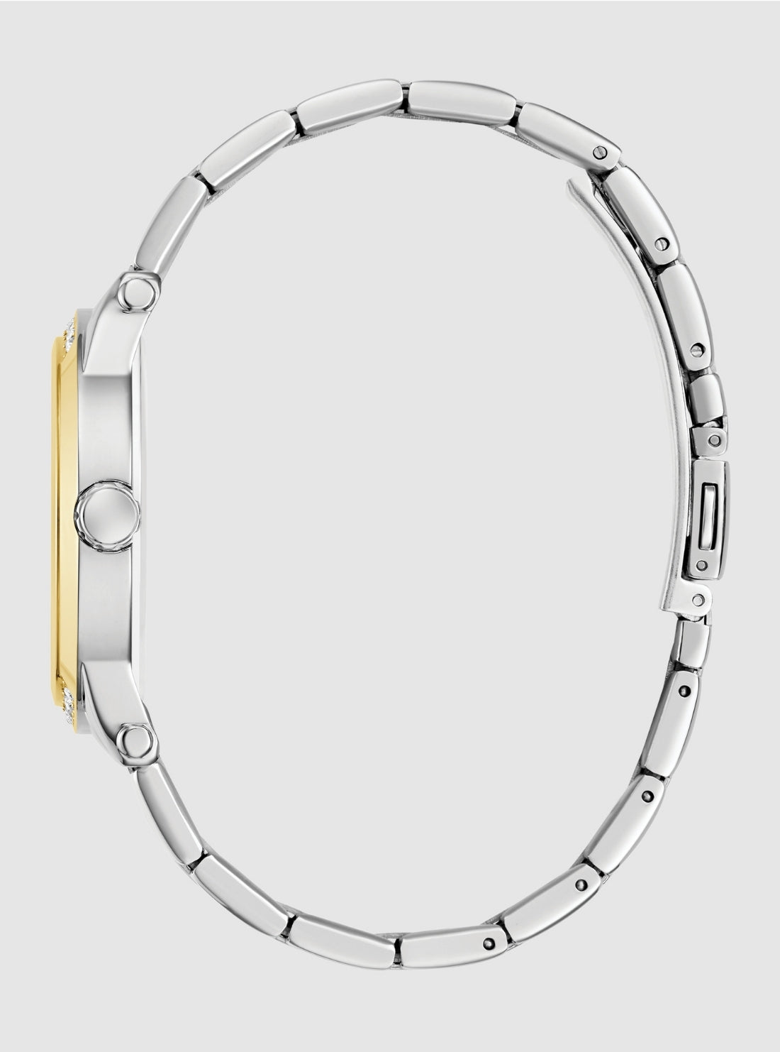 GUESS Accessories Two-Tone Annette Gold Crystal Watch GW0861L4 Side View