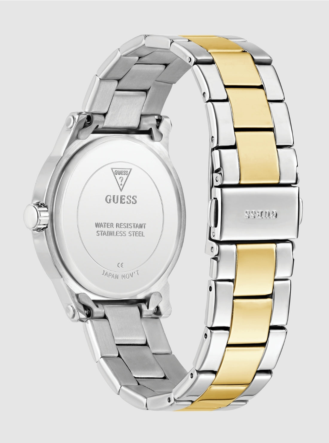 GUESS Accessories Two-Tone Annette Gold Crystal Watch GW0861L4 Back View