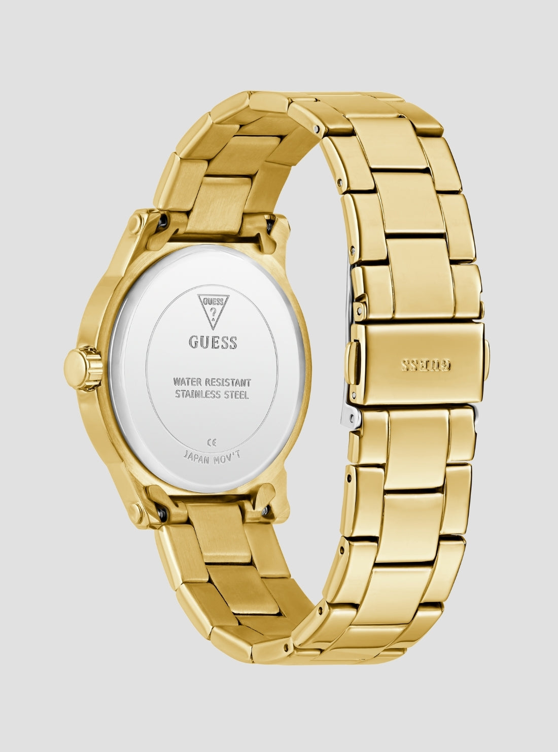 GUESS Accessories Gold Annette Blue Dial Watch GW0861L6 Back View