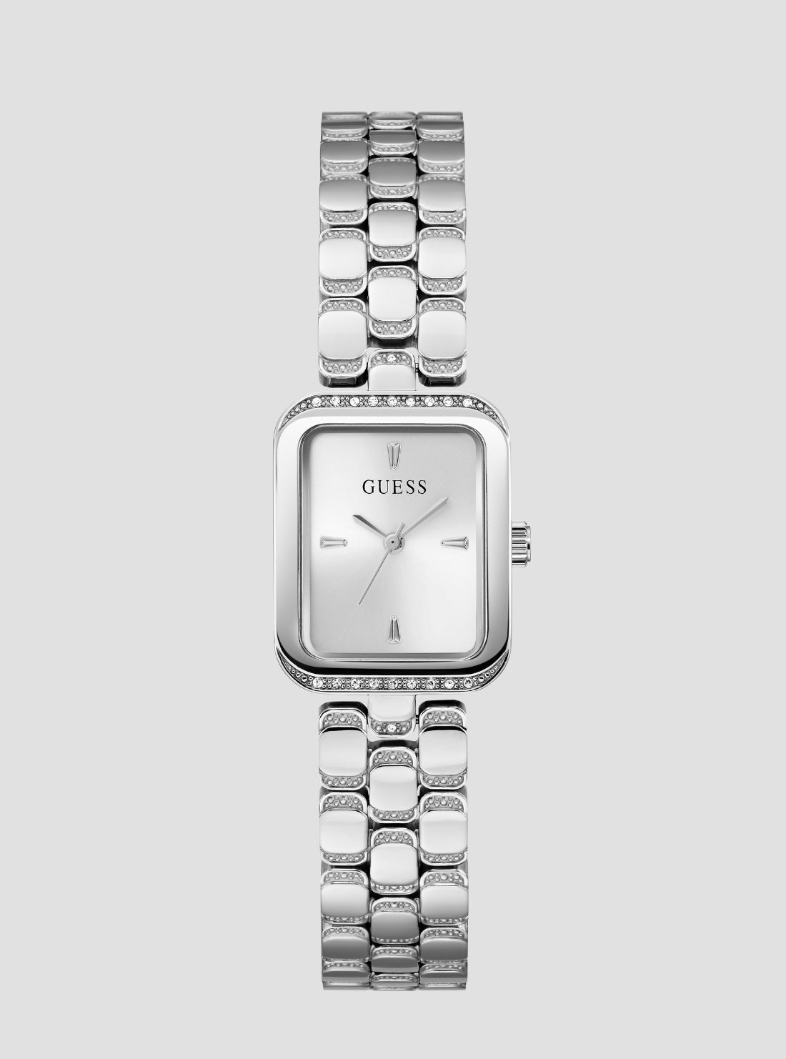 GUESS Accessories Silver Isla Watch GW0865L1 Front View