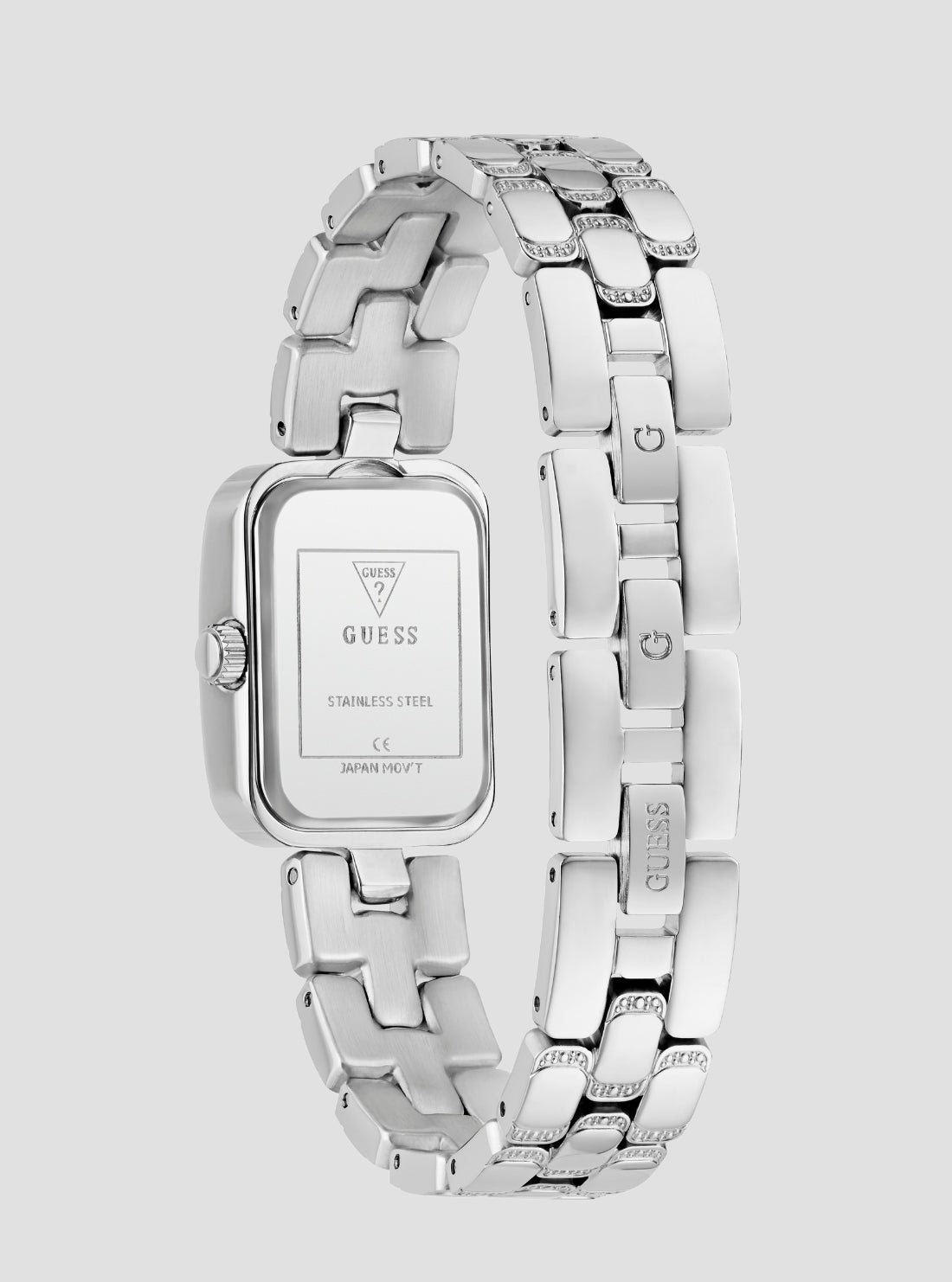 GUESS Accessories Silver Isla Watch GW0865L1 Back View