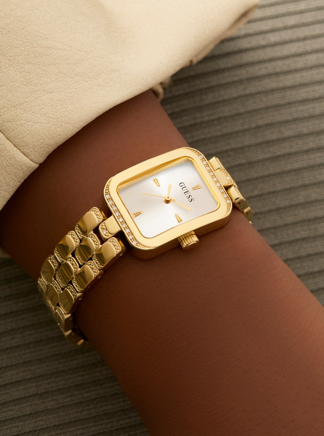 GUESS Accessories Gold Isla Watch GW0865L2 Detail View