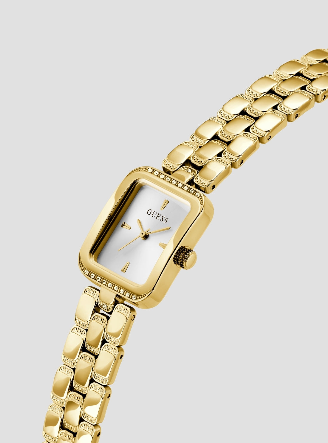 GUESS Accessories Gold Isla Watch GW0865L2 Front Side View
