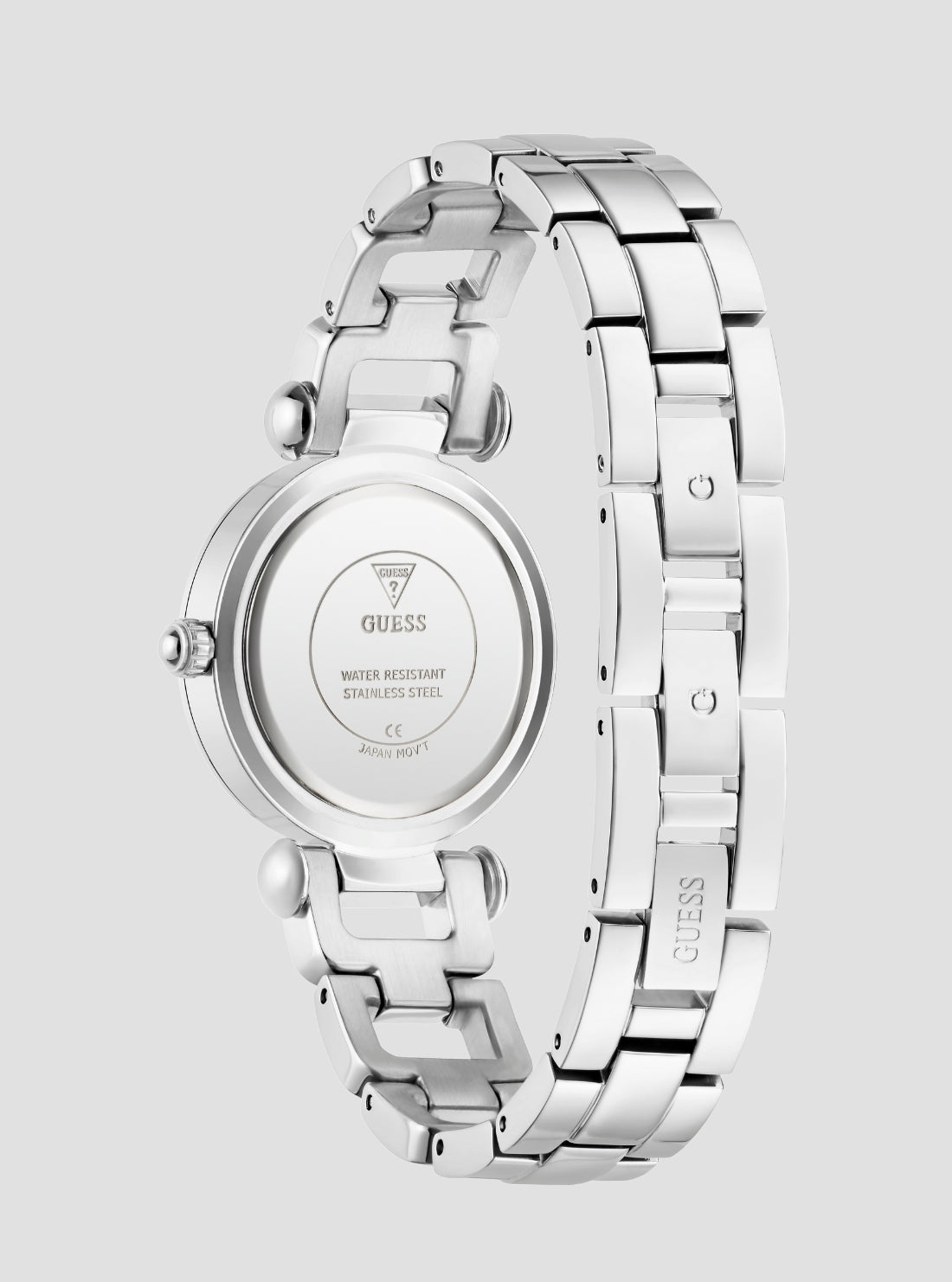 GUESS Accessories Silver Ginger Watch GW0869L3 Back View