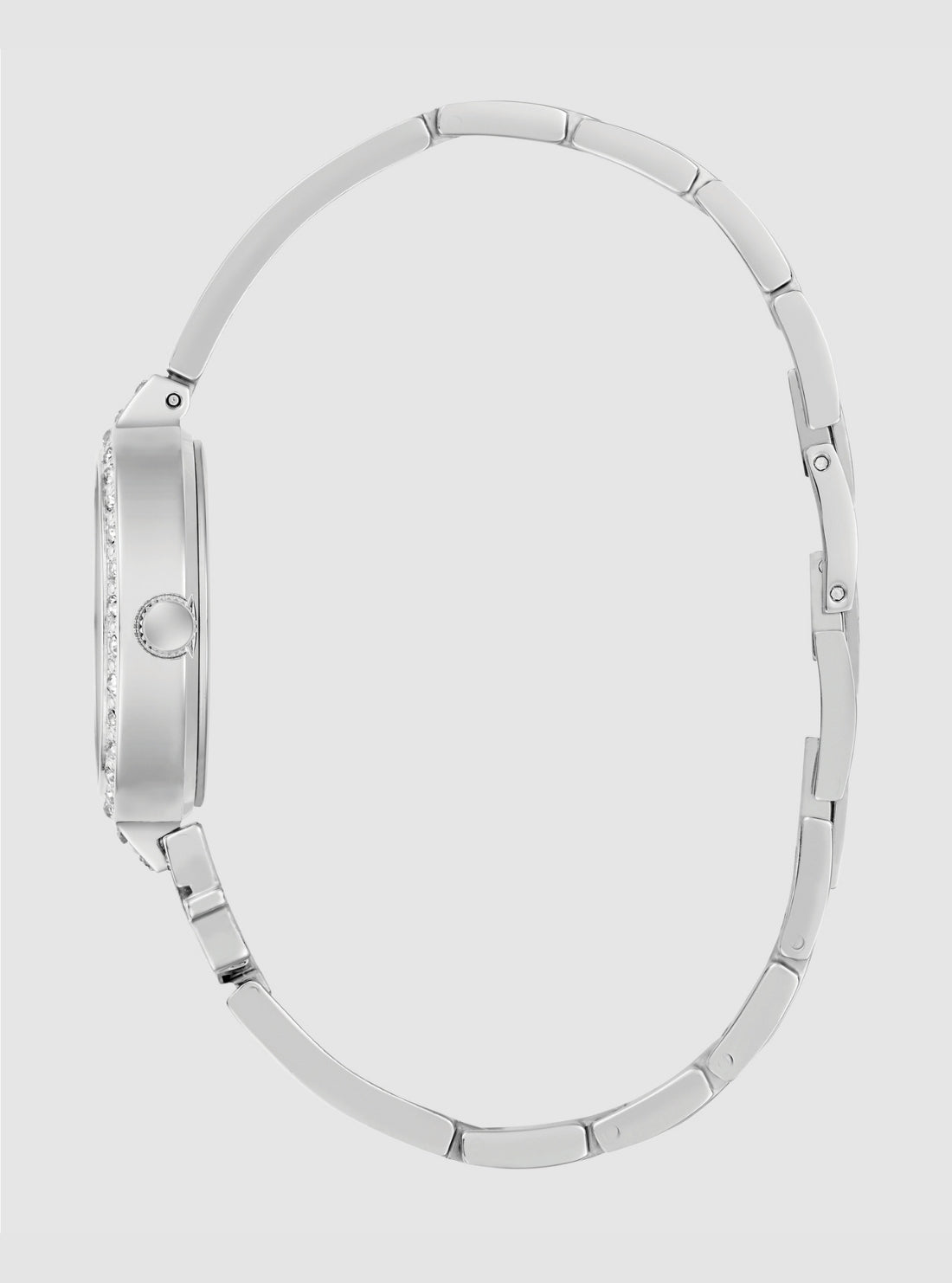 GUESS Accessories Silver Giselle Glitz Watch GW0929L1 Side View