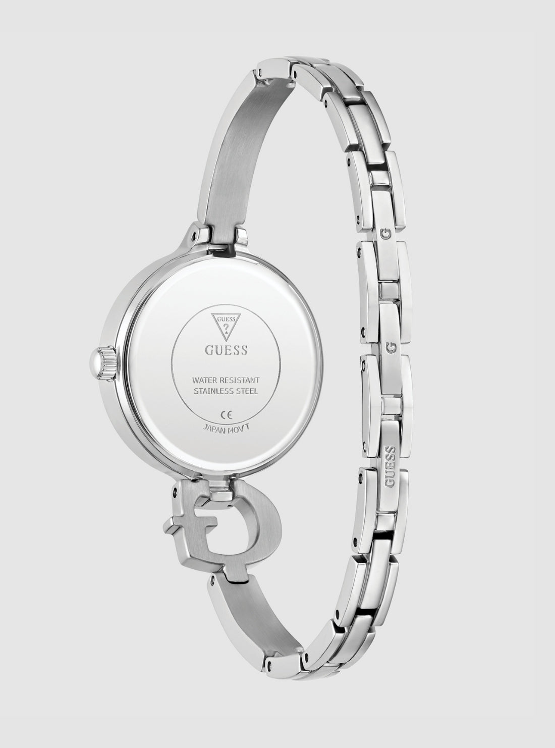 GUESS Accessories Silver Giselle Glitz Watch GW0929L1 Back View