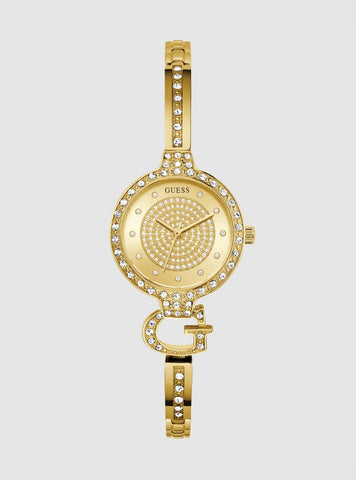 GUESS Accessories Gold Giselle Glitz Watch GW0929L2 Front View