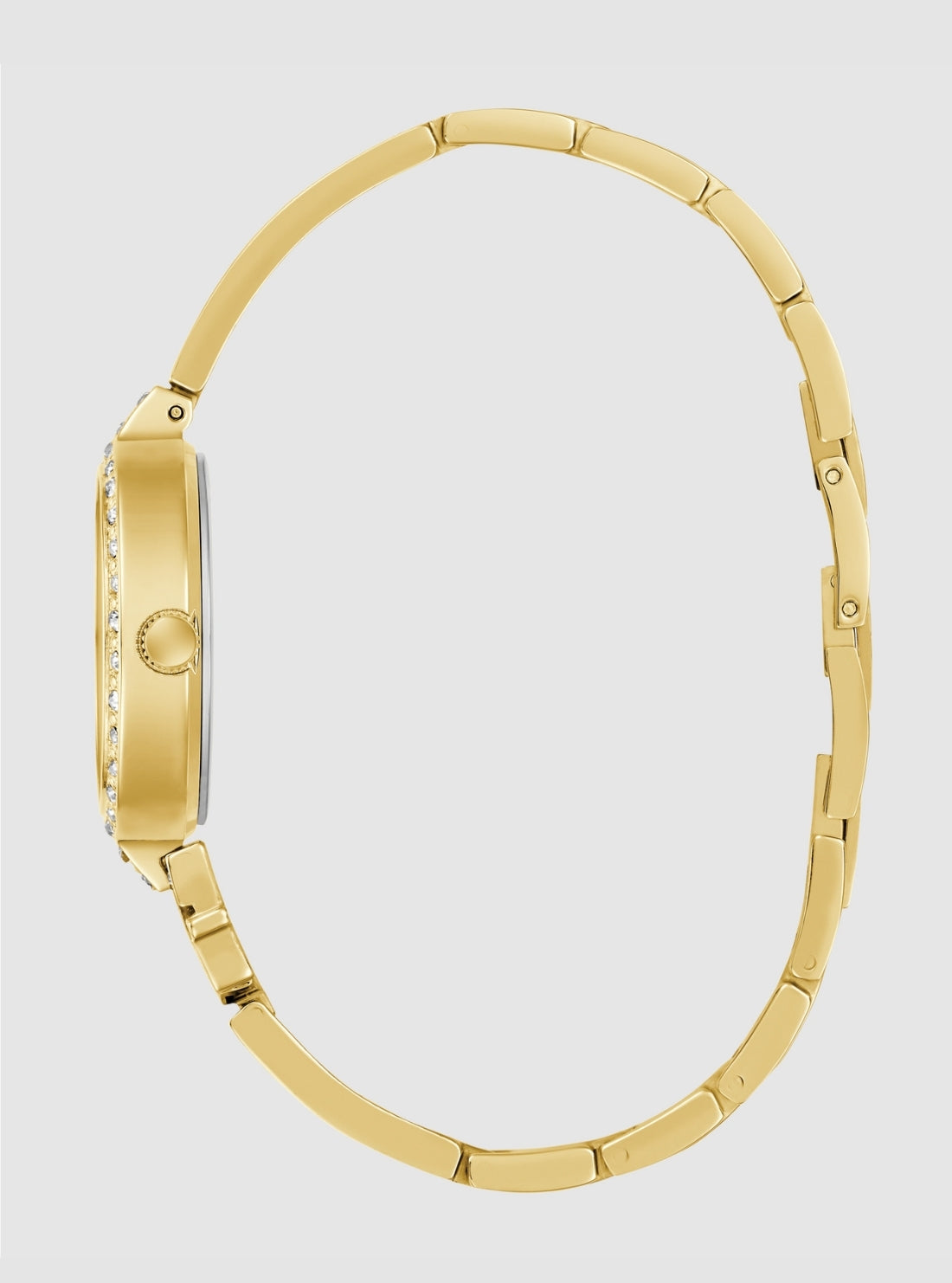 GUESS Accessories Gold Giselle Glitz Watch GW0929L2 Side View