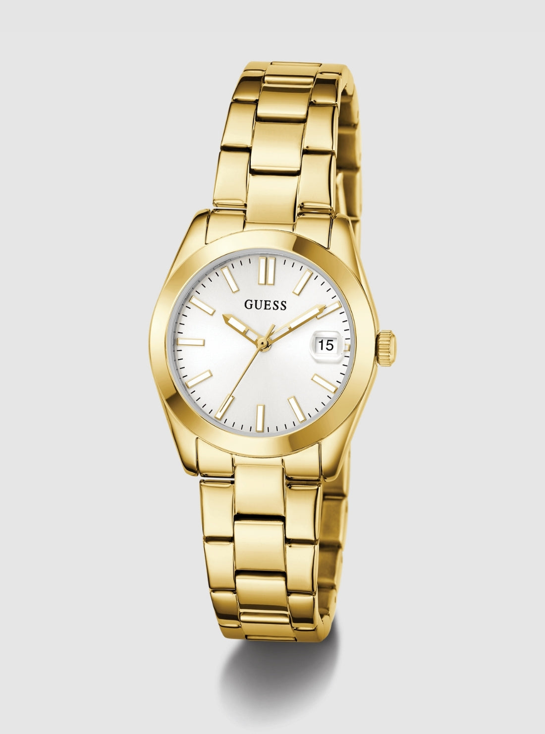 GUESS Accessories Gold Alice White Dial Watch GW0934L2 Front View_2