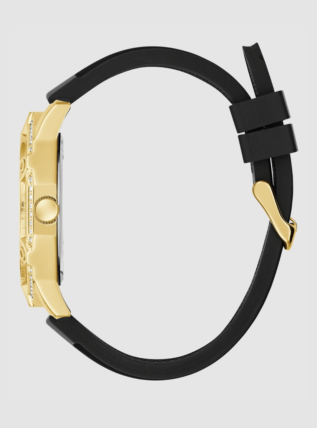 GUESS Accessories Gold Black Regal Watch GW0954G2 Side View