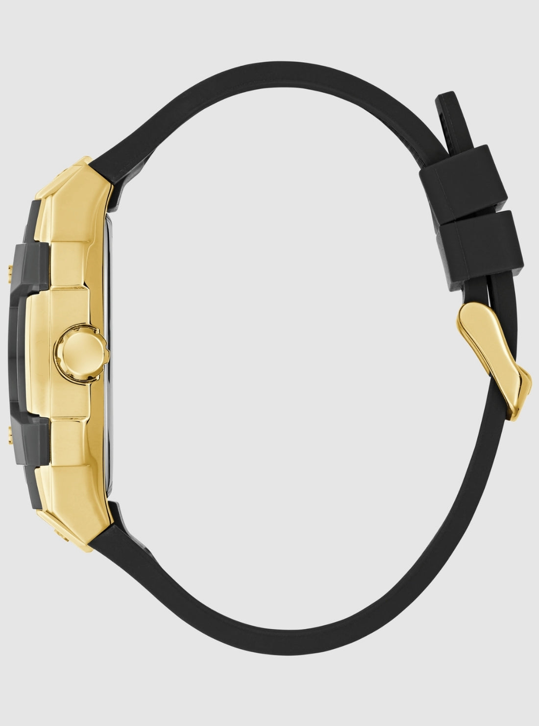 GUESS Accessories Black Gold Phoenix Watch GW0956G2 Side View