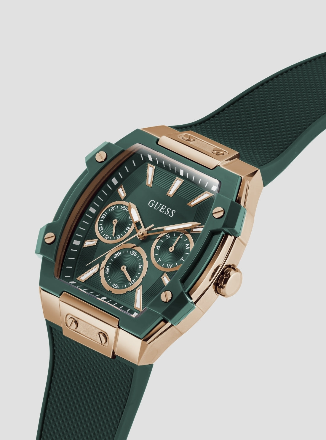GUESS Womens Green Phoenix Watch GW0956G6 Side View