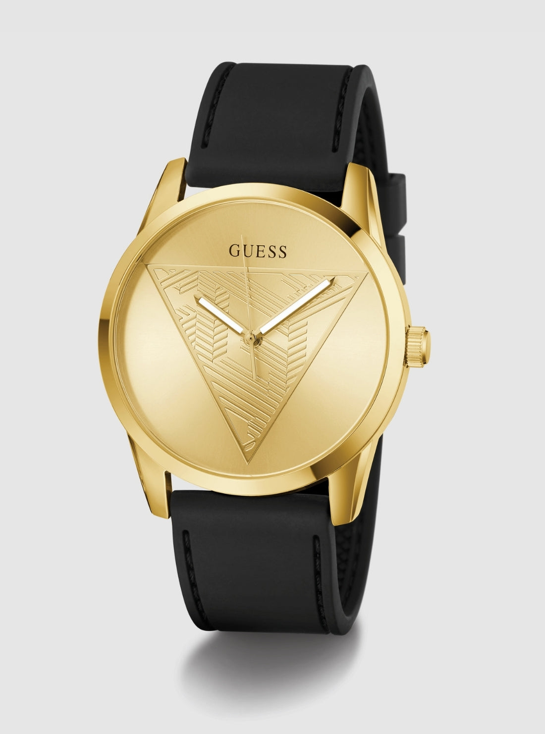 GUESS Accessories Gold Black Clark Watch GW0957G2 Front View_2