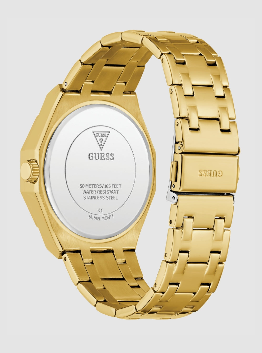 GUESS Accessories Gold Kryptonite Glitz Watch GW0960G2 Back View