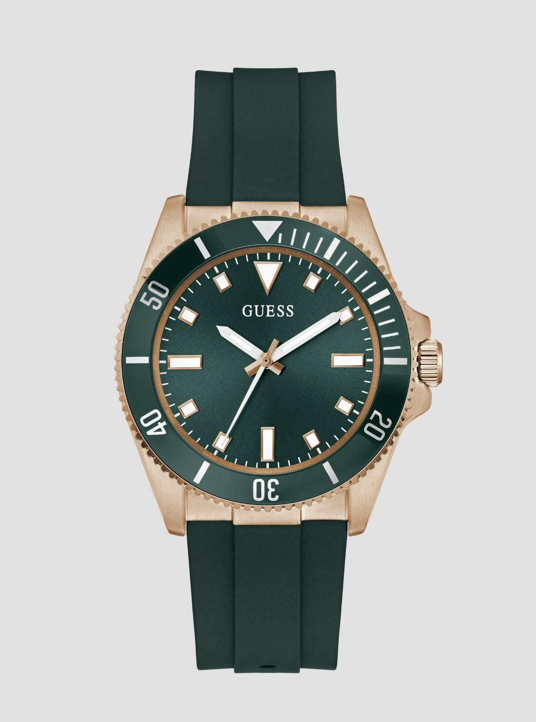 GUESS Accessories Green Cliff Watch GW0969G5 Front View