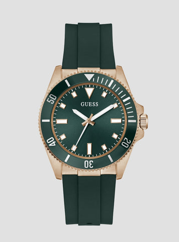 GUESS Accessories Green Cliff Watch GW0969G5 Front View
