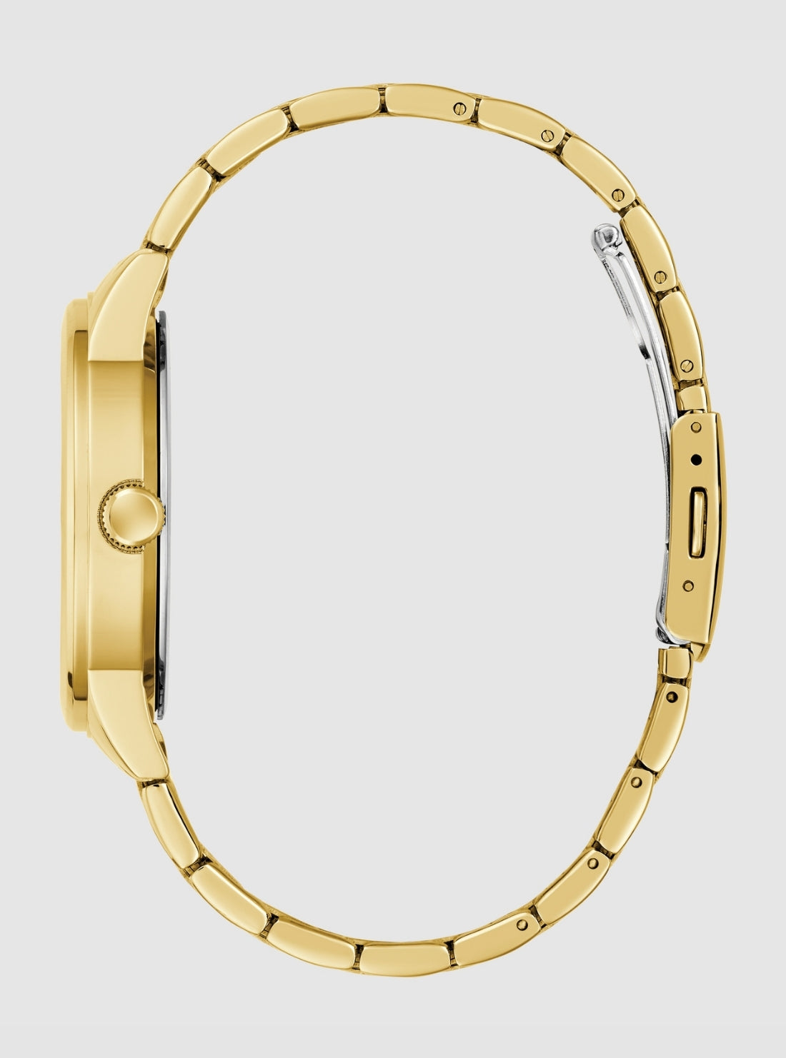 GUESS Accessories Gold Emerson Black Dial Watch GW0976G2 Side View