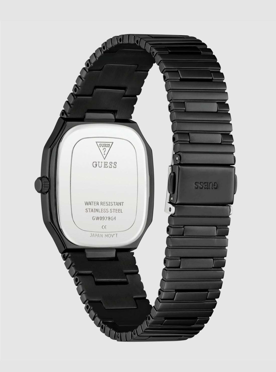 GUESS Accessories Black Oliver Watch GW0978G4 Back View