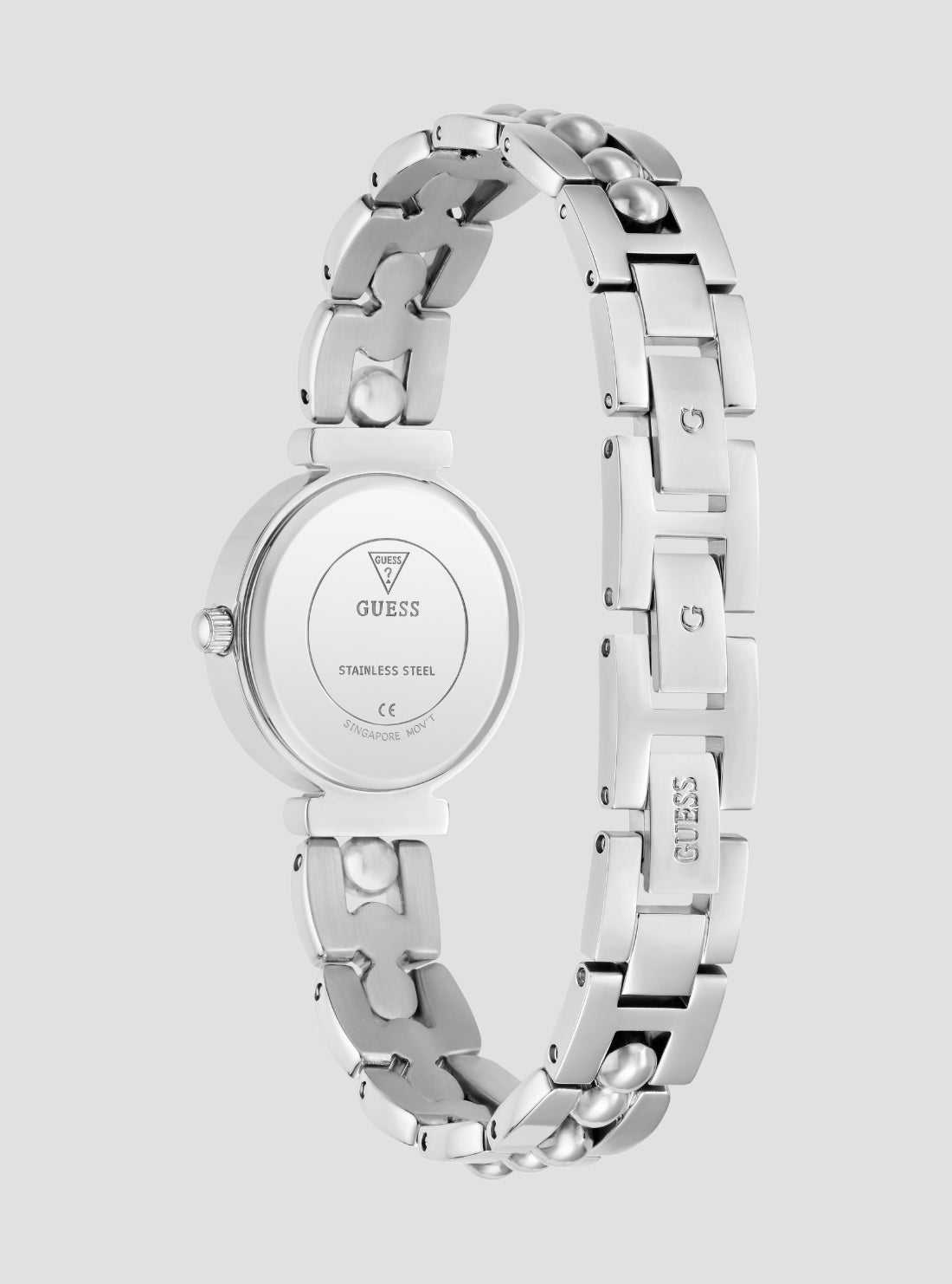 GUESS Accessories Silver Leena Watch GW0994L1 Back View