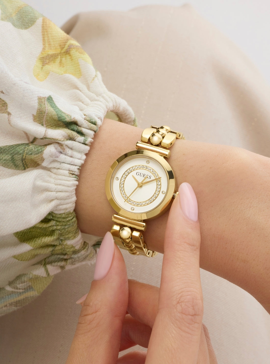 GUESS Accessories Gold Leena Watch GW0994L2 Detail View