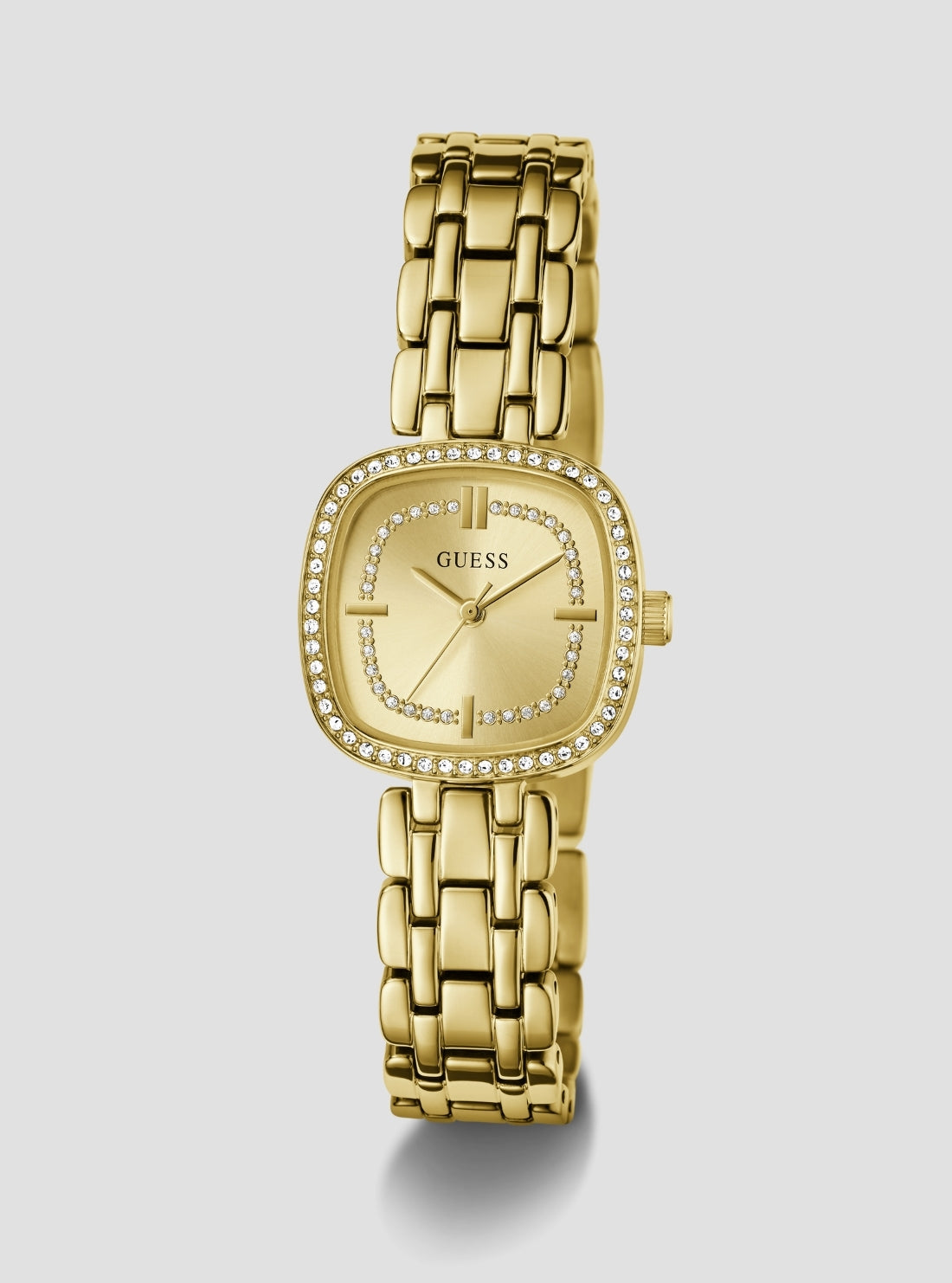 GUESS Accessories Gold Hazel Watch GW1018L2 Front Side View