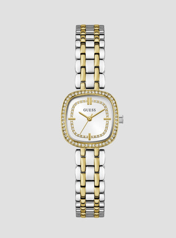 GUESS Accessories Silver Gold Hazel Watch GW1018L3 Front View