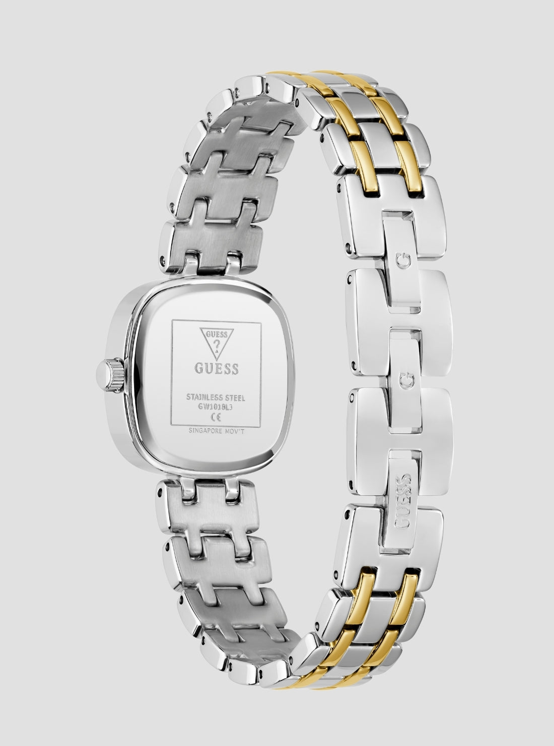 GUESS Accessories Silver Gold Hazel Watch GW1018L3 Back View