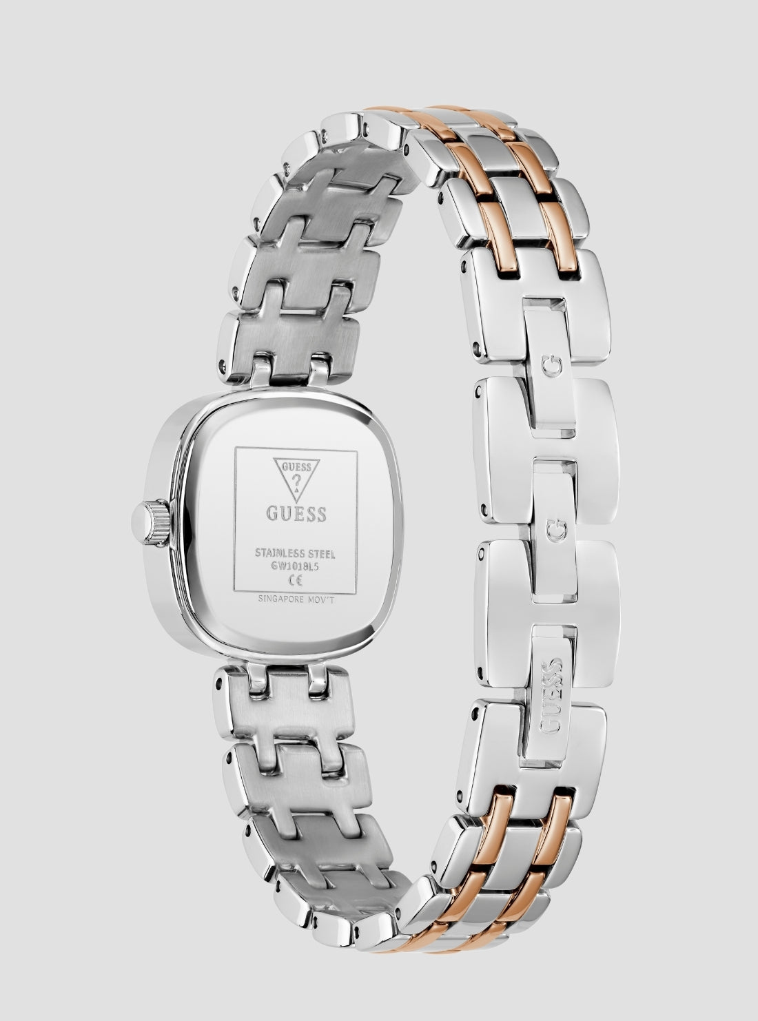 GUESS Accessories Silver Rose Gold Hazel Watch GW1018L5 