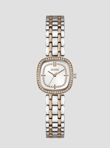 GUESS Accessories Silver Rose Gold Hazel Watch GW1018L5 Front View