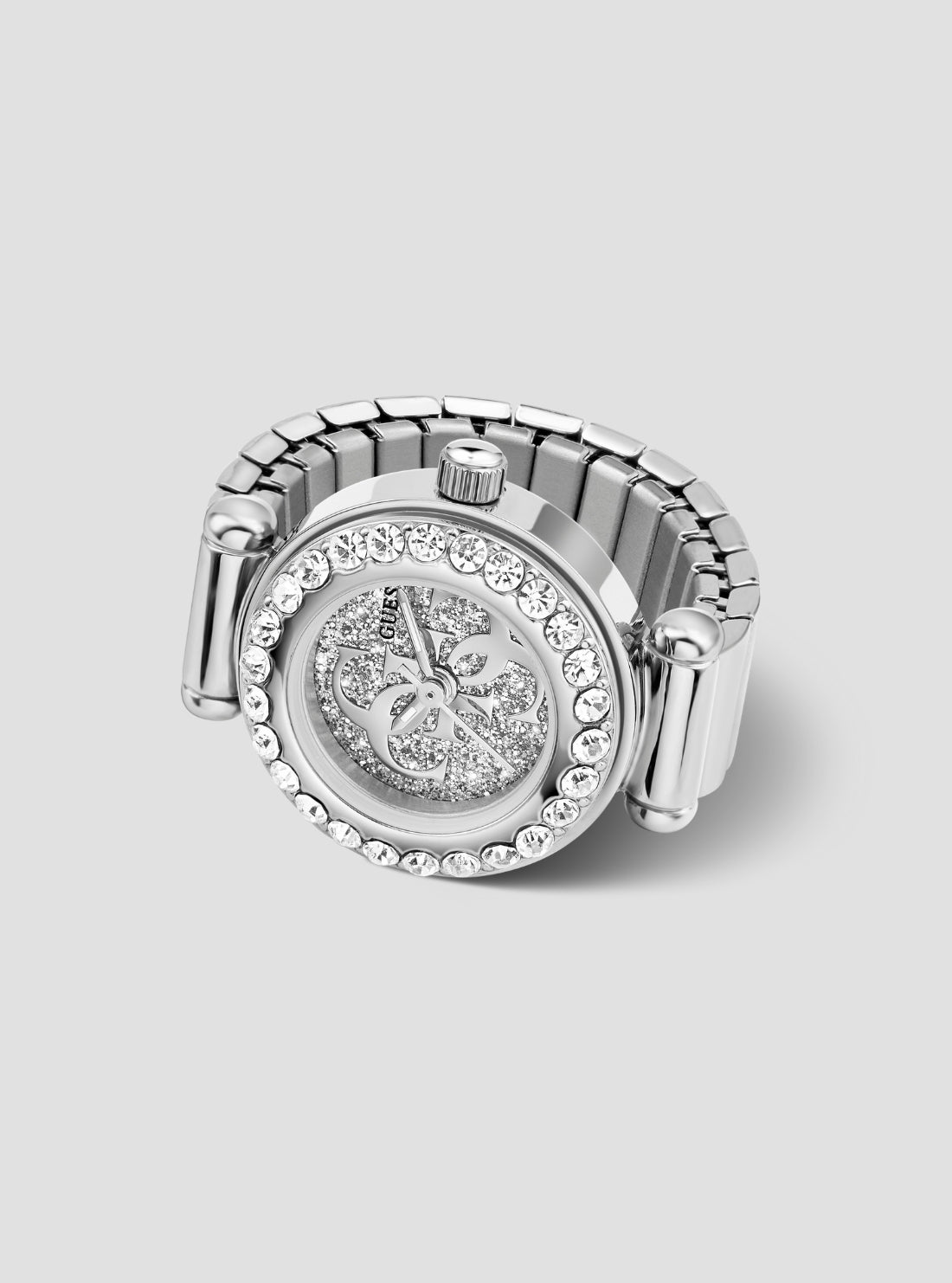 GUESS Accessories Silver Anna Watch GW1022L1 Front View