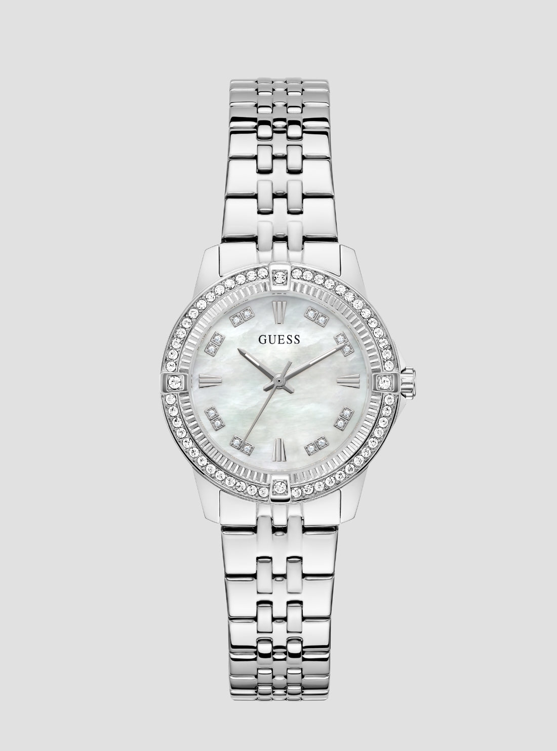 GUESS Accessories Silver Colette Watch GW1027L1 Front View