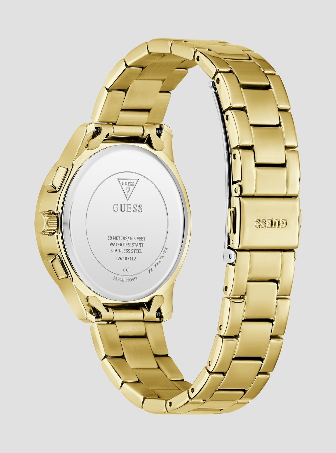 GUESS Accessories Gold Birdie Watch GW1031L2 Back View