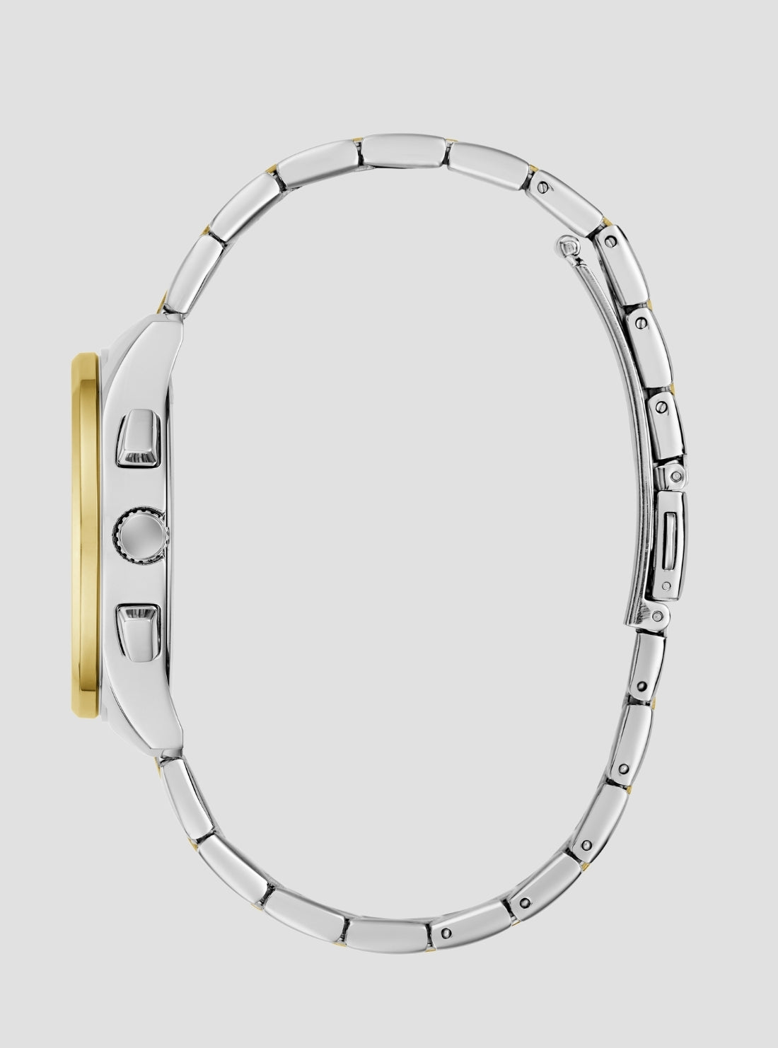 GUESS Accessories Silver Gold Birdie Watch GW1031L3 Side View
