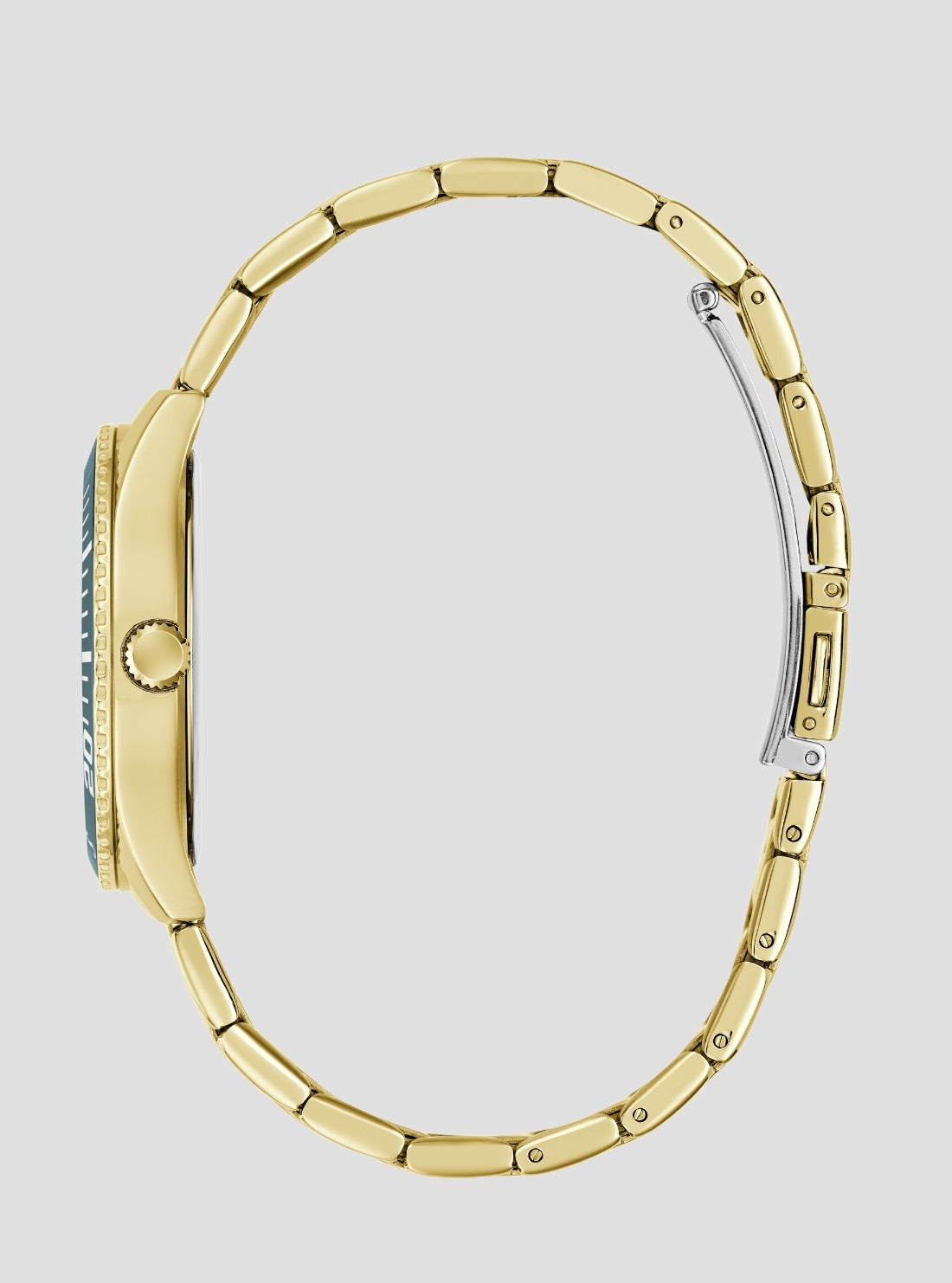 GUESS Accessorie sGold Mariana Green Dial Watch GW1035L2 Side View