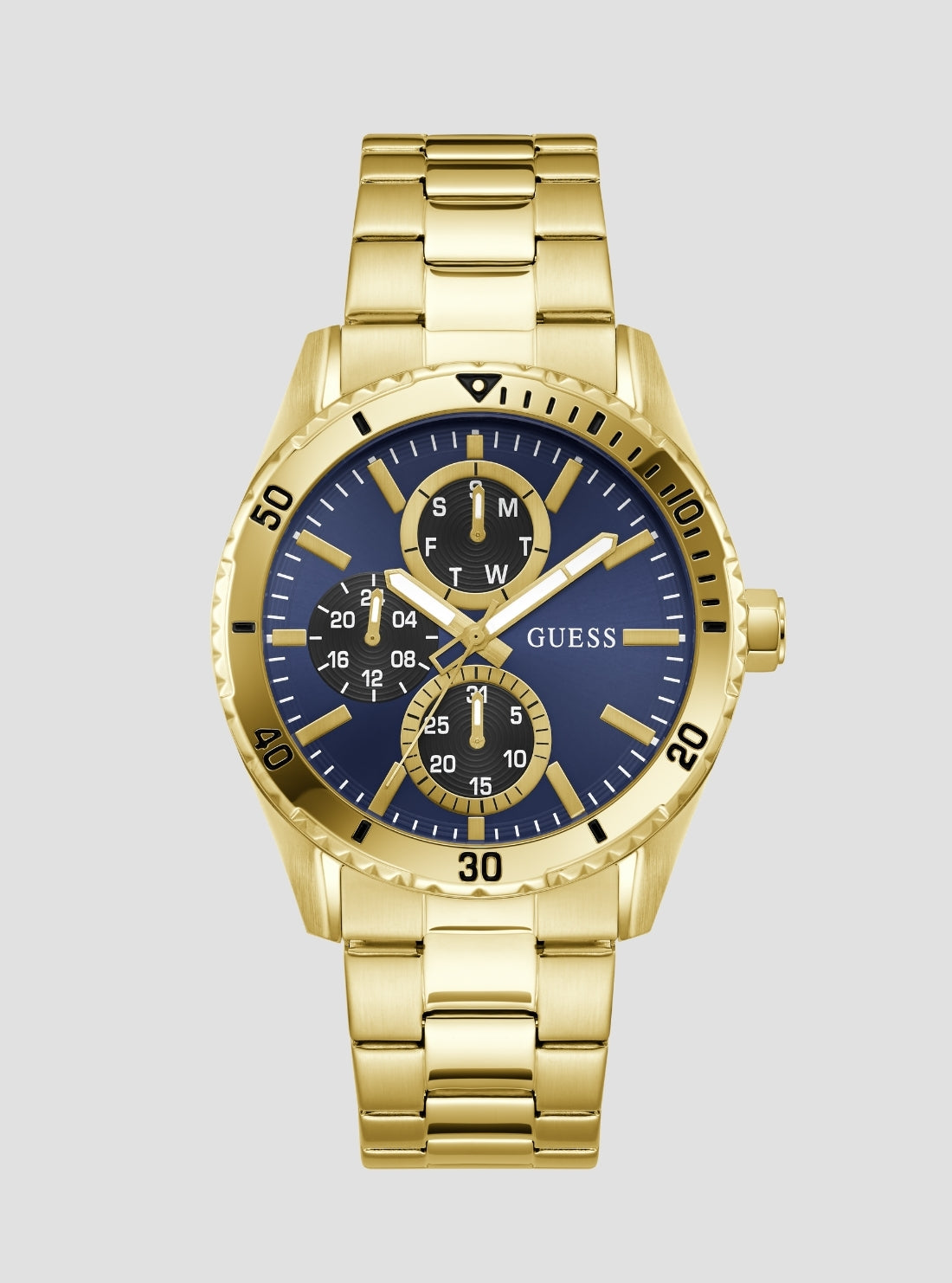 Guess GW1061G2 Gold Velocity Blue Dial Watch CASIO Guess GW1061G2 Gold Velocity Blue Dial Watch CASIO