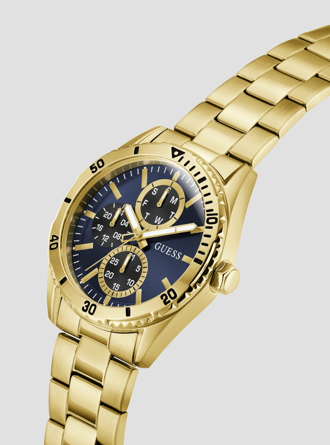 Guess GW1061G2 Gold Velocity Blue Dial Watch CASIO Guess GW1061G2 Gold Velocity Blue Dial Watch CASIO