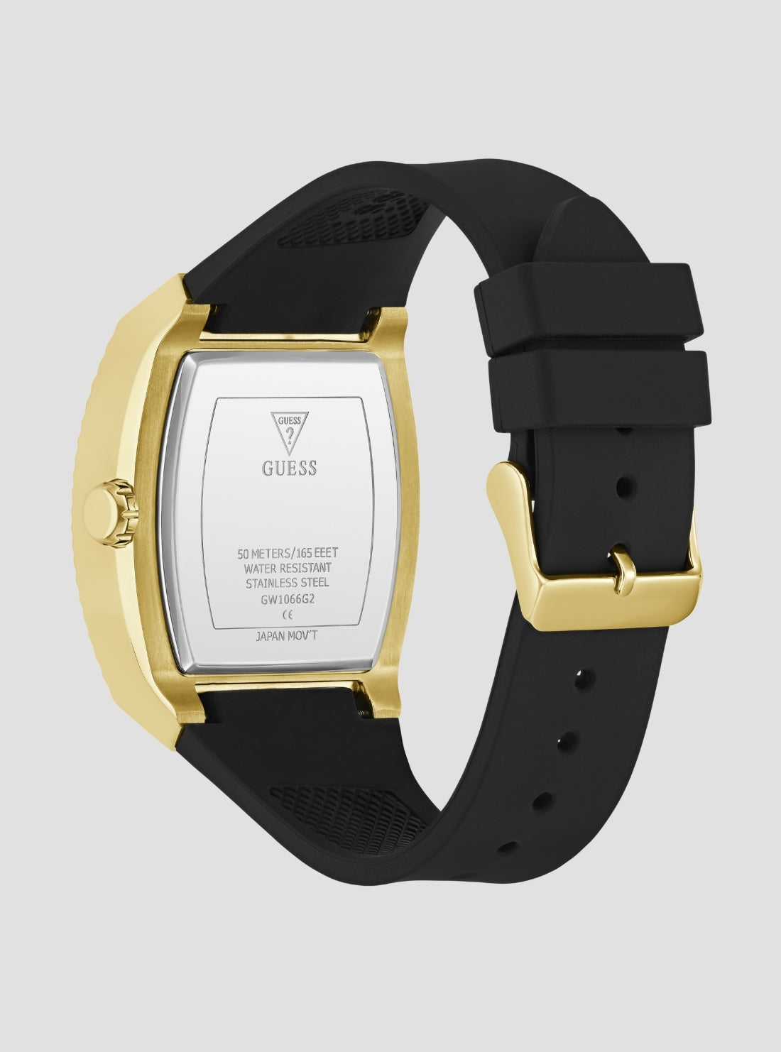 GUESS Accessories Black Gold Phoenix Watch GW1066G2 Back View