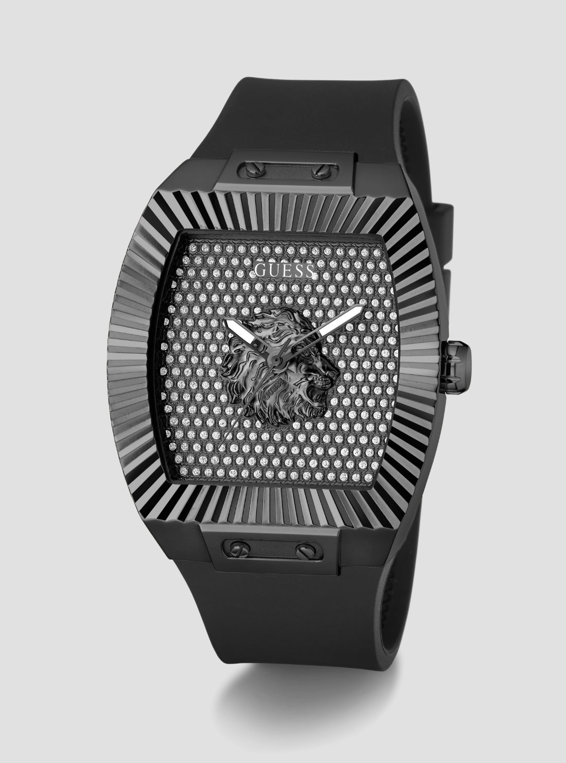 GUESS Accessories Black Phoenix Watch GW1066G3 Front Side View