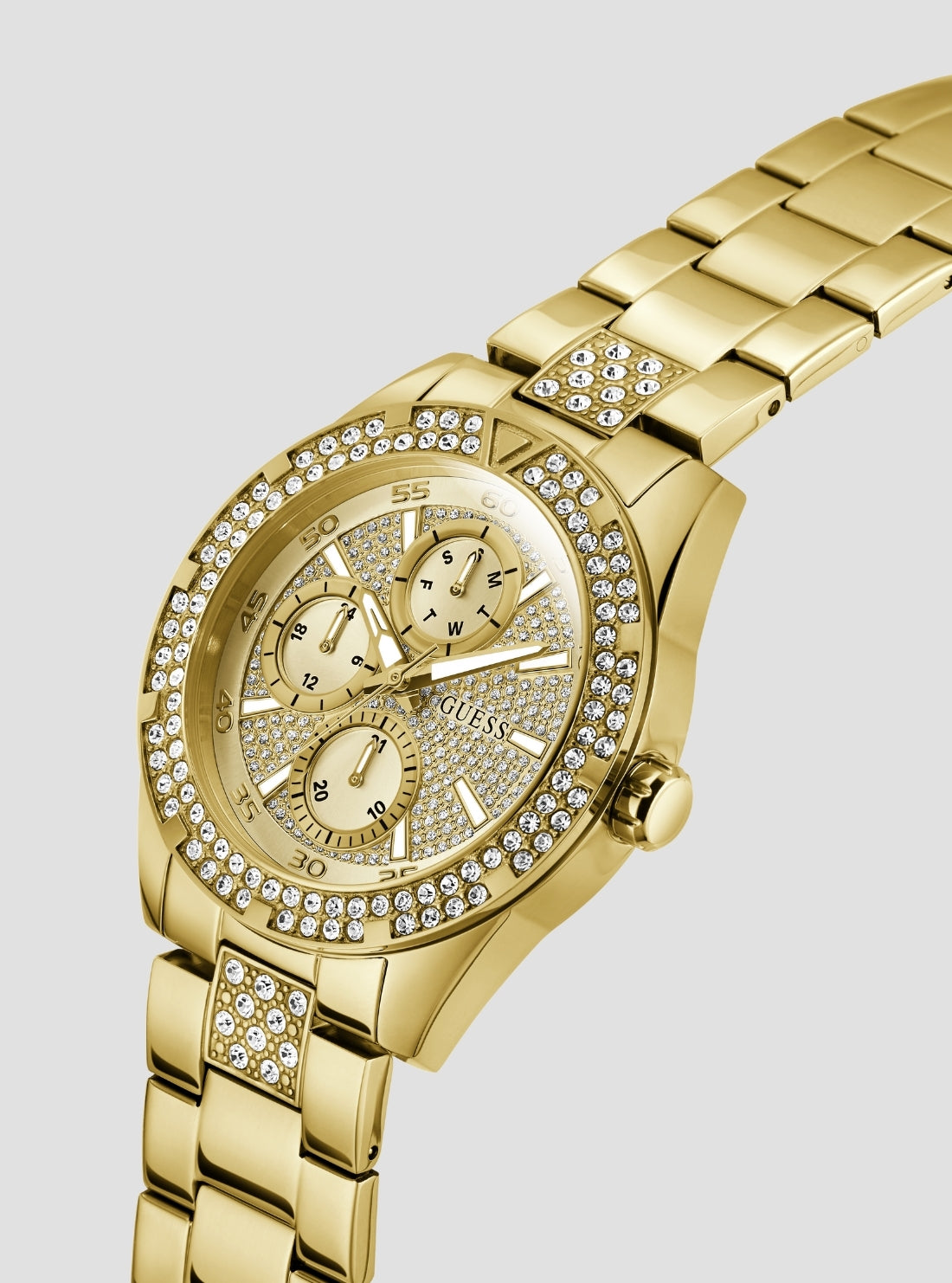 GUESS Accessories Gold Orion Watch GW1067G2 Side View