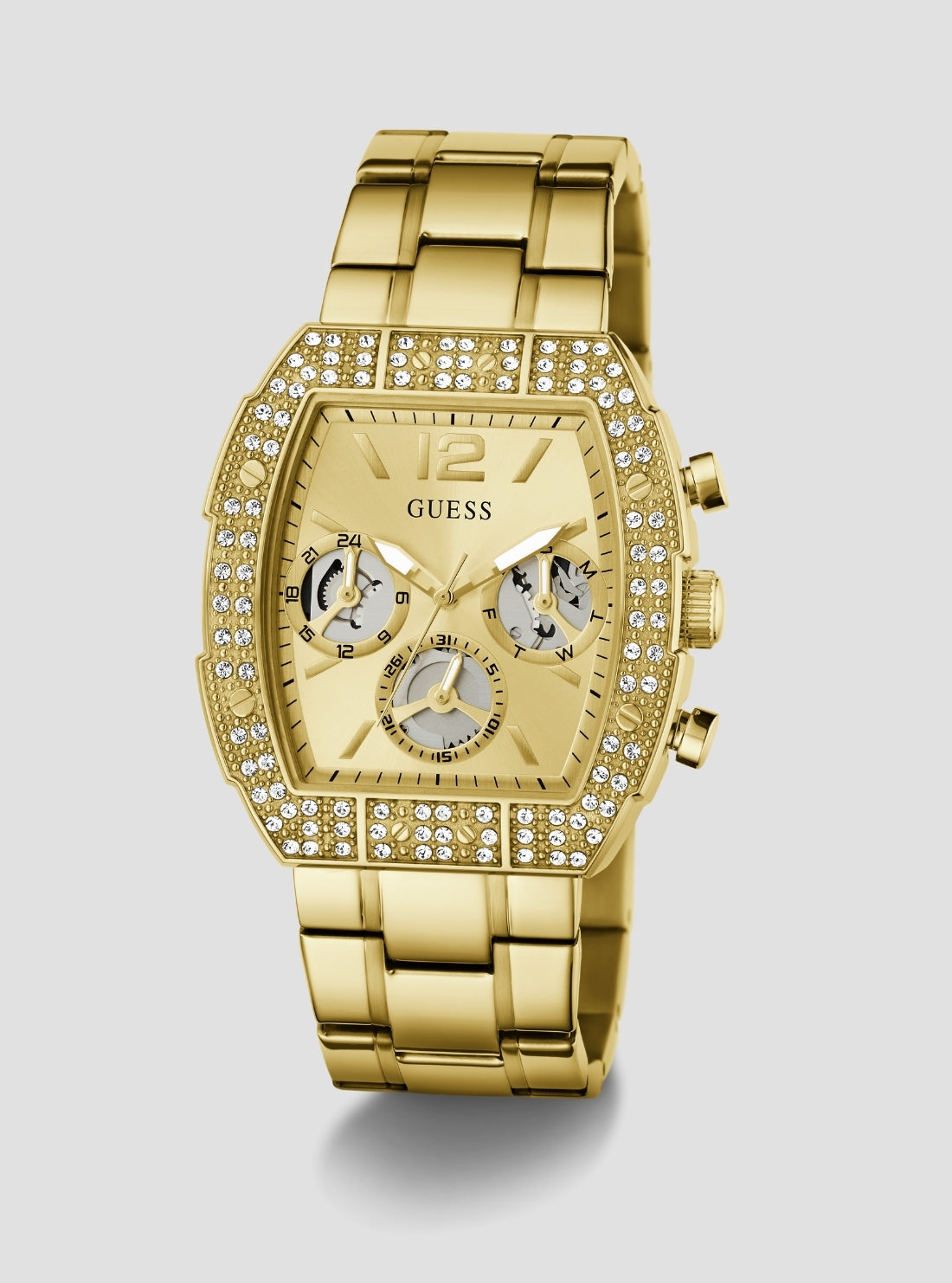 GUESS Accessories Gold Phoenix Quantum Watch GW1068G2 Front Side Voew
