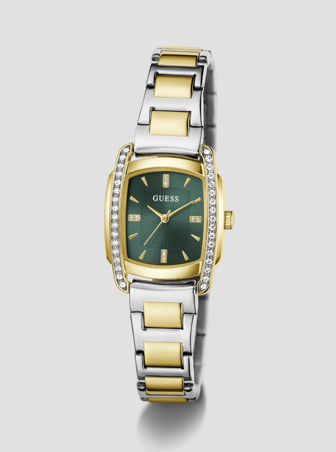 GUESS Accessories Silver Gold Etta Watch GW1096L7 Front Side View