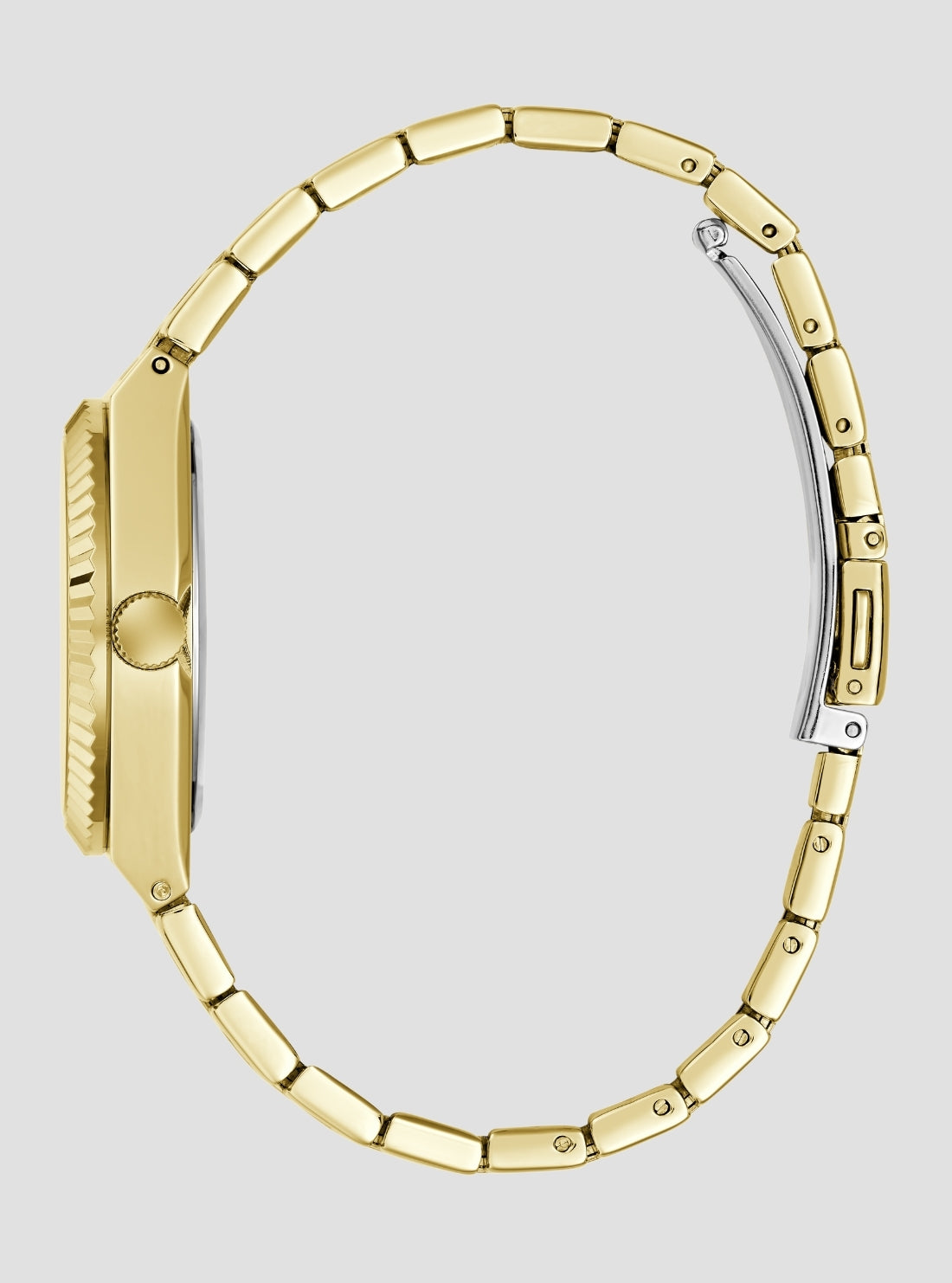 GUESS Accessories Gold Vera Burgundy Dial Watch GW1102L2 Side View2
