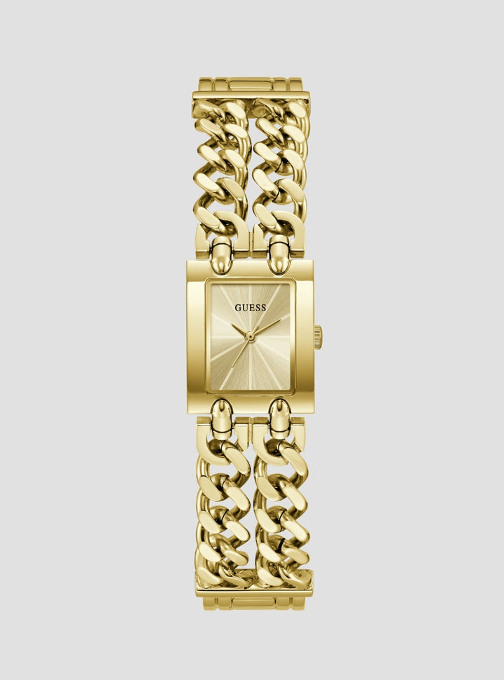 GUESS Accessories Gold Micro Mod Watch GW1112L2 Front View