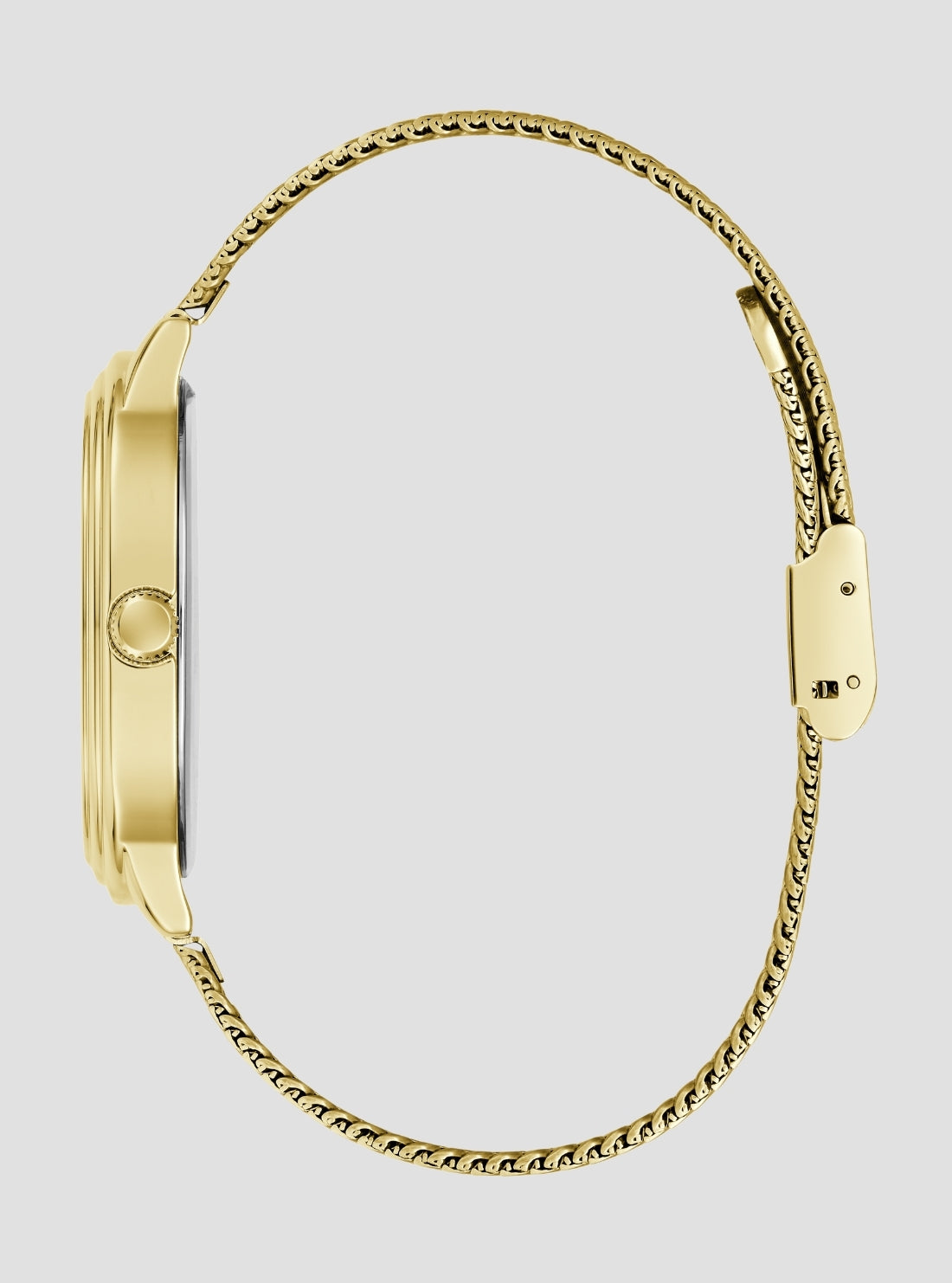 GUESS Accessories Gold Green Dial Felix Watch GW1124G2 Side View2