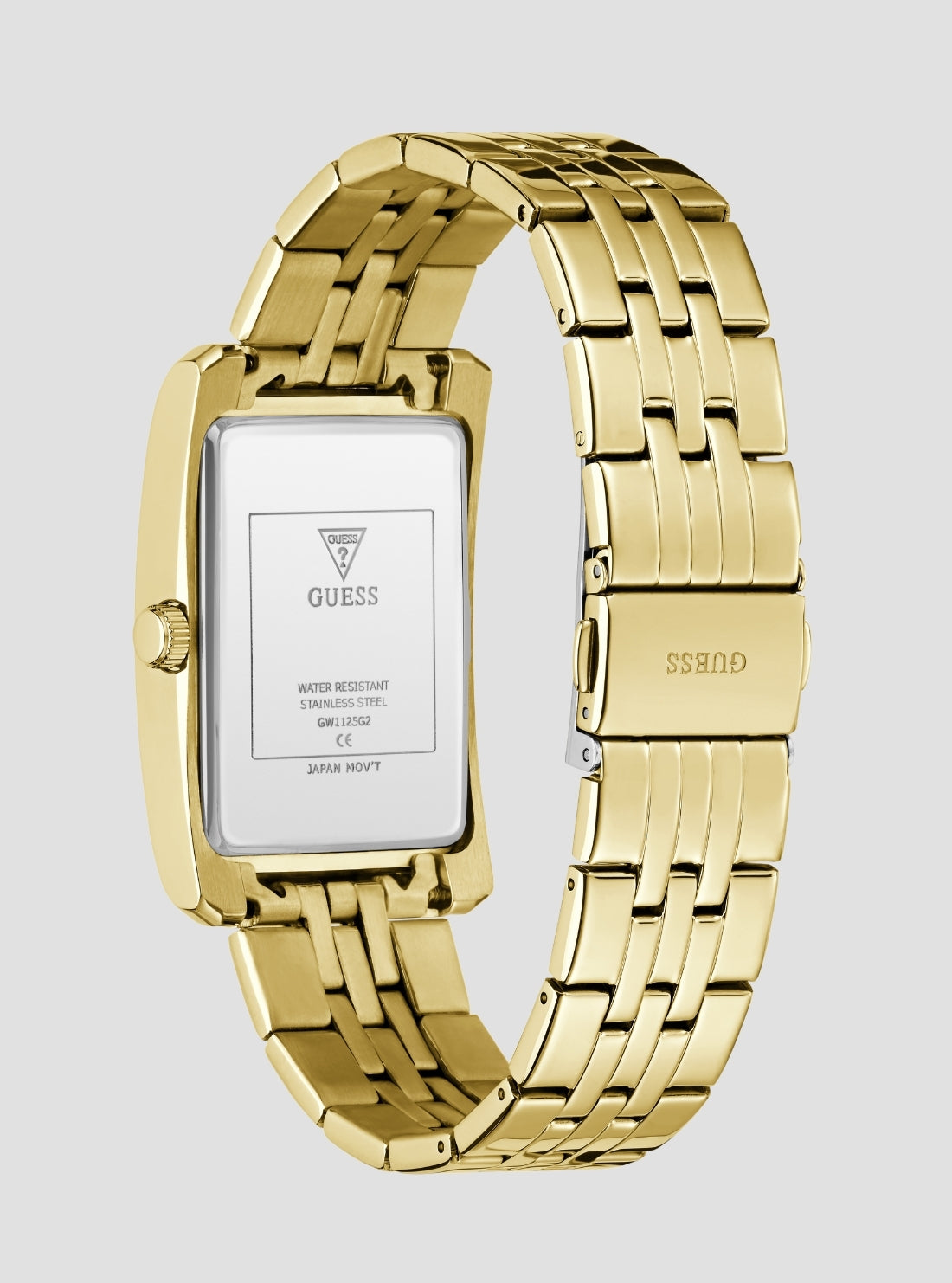 GUESS Accessories Gold Hugh Watch GW1125G2 Back View