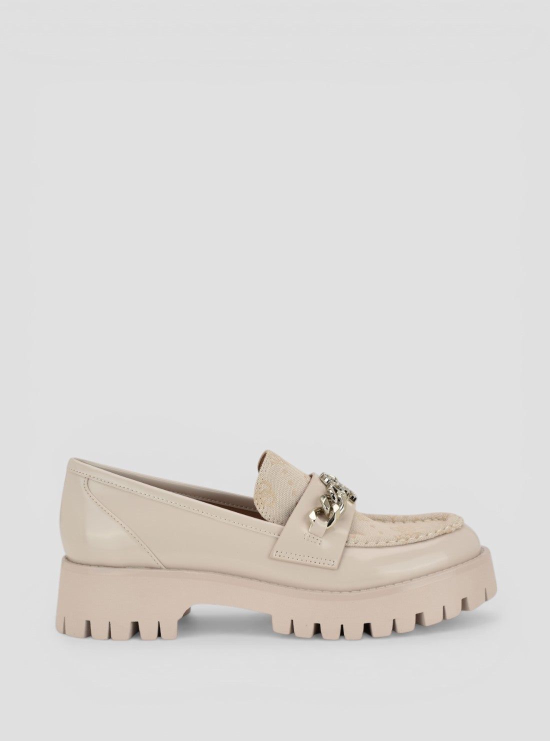 GUESS Footwear Ivory Almer Loafers ALMER Side View
