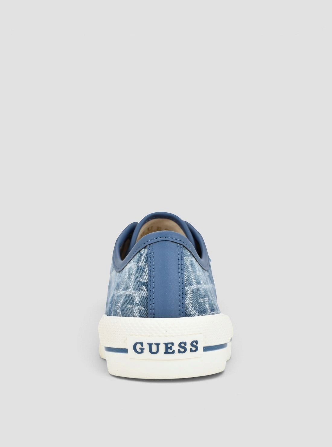 GUESS Footwear Medium Blue Carey Sneakers CAREY3 Back View