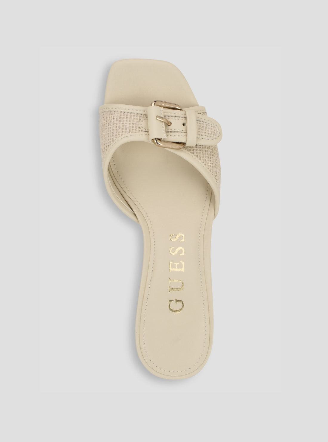 GUESS Footwear Beige Dista Kitten Heels DISTA3 Top View