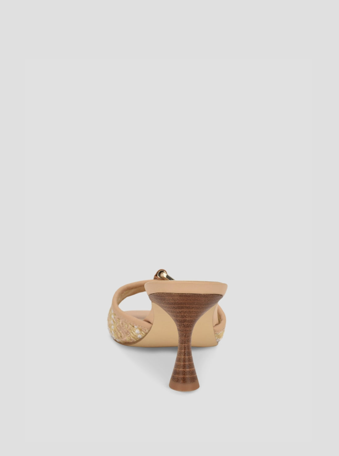 GUESS Footwear Beige Dista Heeled Sandals DISTA4 Back View